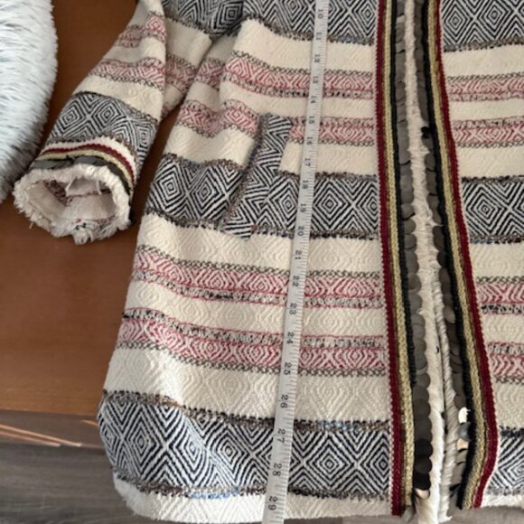 Zara Multicolor Striped Blazer - Picture 9 of 10